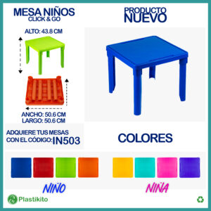 Mesa Niño "Click & Go" (UNIDADES) -